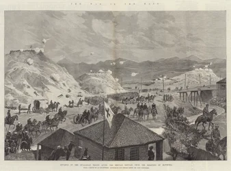 Krigen i øst, de bulgarske troppenes fremmarsj etter den servianske frastøtet fra tvilen til Slivnitza